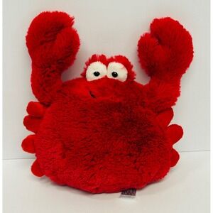 Aurora World Katie The Red Crab 8" Soft Shaggy Stuffed Animal Sea Life Plush Toy